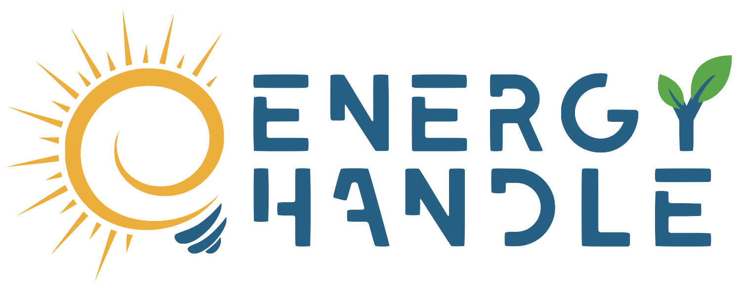 Energy handle logo logiciel gestion demandes de maintenance industrielle et support solaire sur chantier - Agilesk